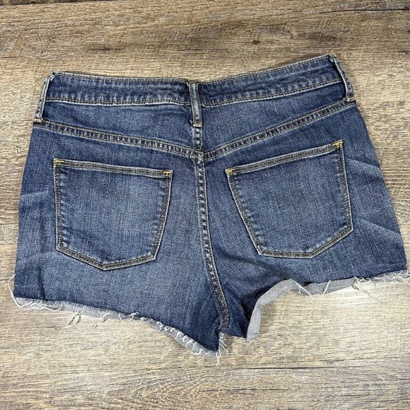 Universal Thread Womens High Rise Shortie Denim Shorts Button Fly Size 6/28R - Picture 4 of 8